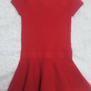 NWT! Gap Girls Red Sweater Knit Holiday Dress Size XS 4-5 MSRP 44.95
